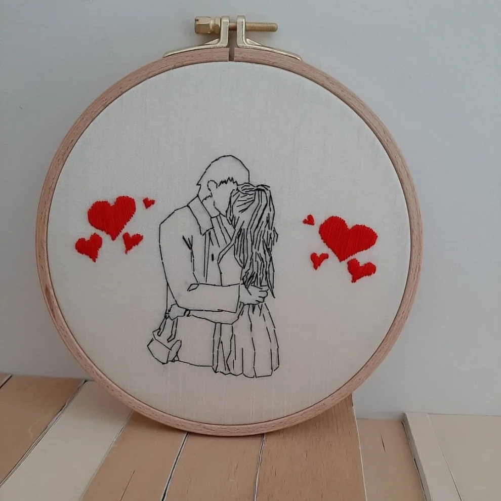 DEAR HOME - Eternal Love Embroidery Hoop Art | hipicon