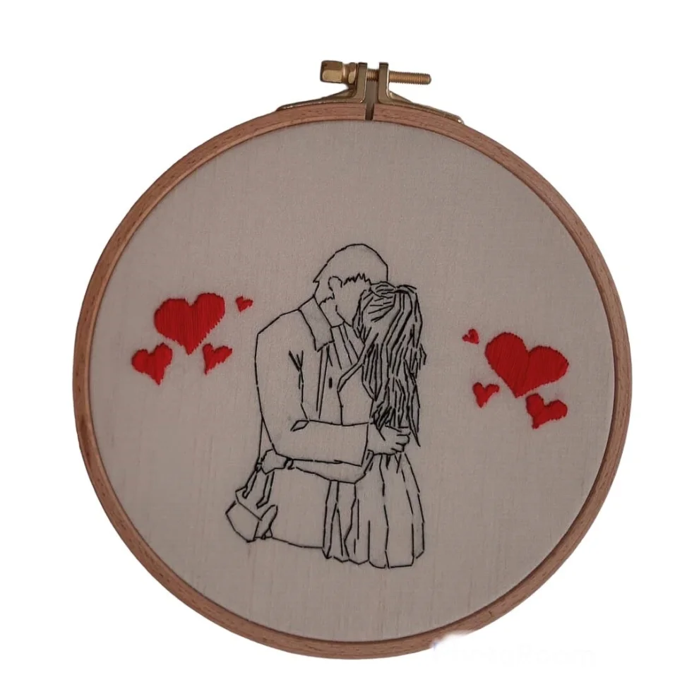 DEAR HOME - Eternal Love Embroidery Hoop Art