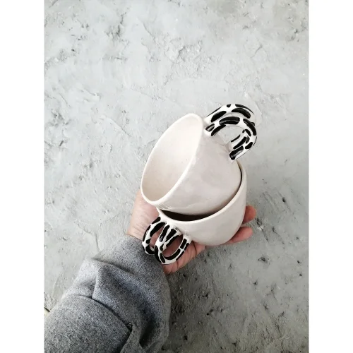 Fusska Handmade Ceramics - Polka Dot Cup