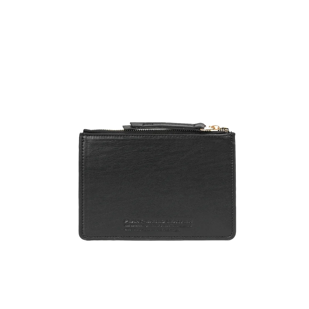 Mianqa - Plant-based Vegan Leather Zip Cardholder