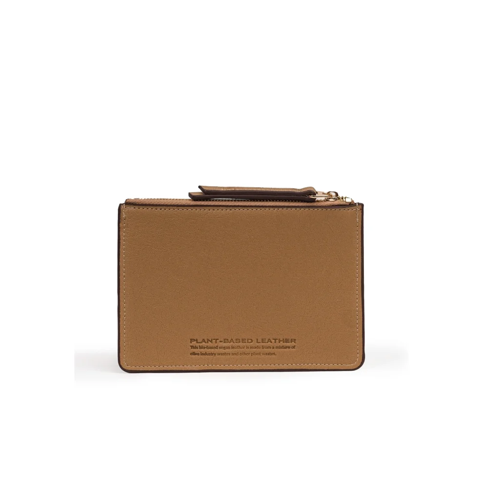 Mianqa - Plant-based Vegan Leather Zip Cardholder