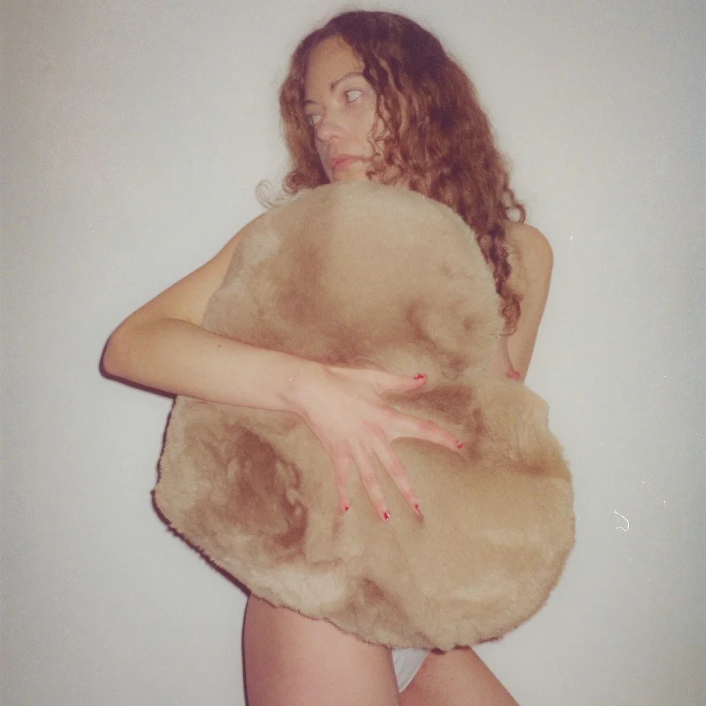 Ali Nuh Objects - Faux Fur Heart Pillow