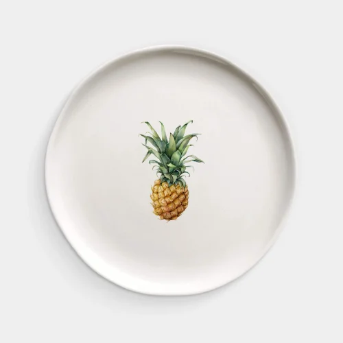 Fusska Handmade Ceramics - Pineapple Fruit Plate