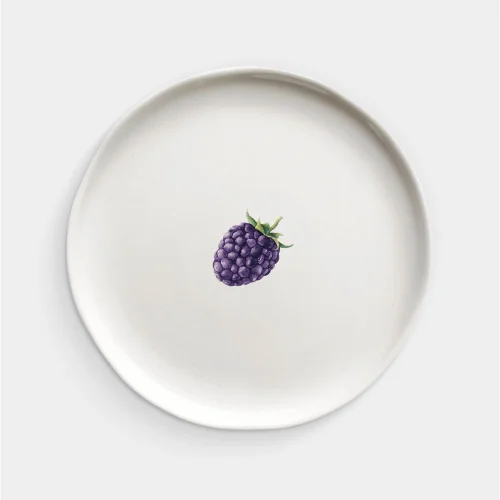 Fusska Handmade Ceramics - Blackberry Fruit Plate