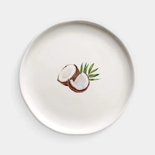 Fusska Handmade Ceramics - Coconut Fruit Plate