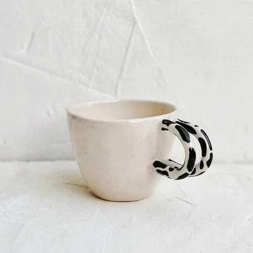 Fusska Handmade Ceramics - Polka Dot Cup