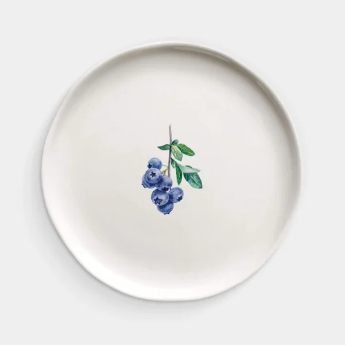 Fusska Handmade Ceramics - Blueberry Fruit Plate