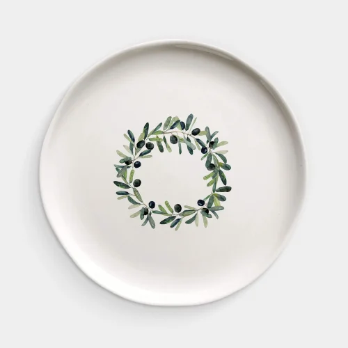 Fusska Handmade Ceramics - Olive Fruit Plate