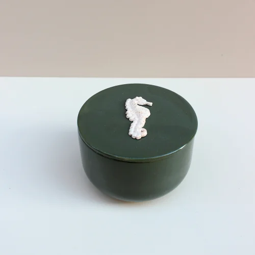 GA Ceramic - Sea Horse Box