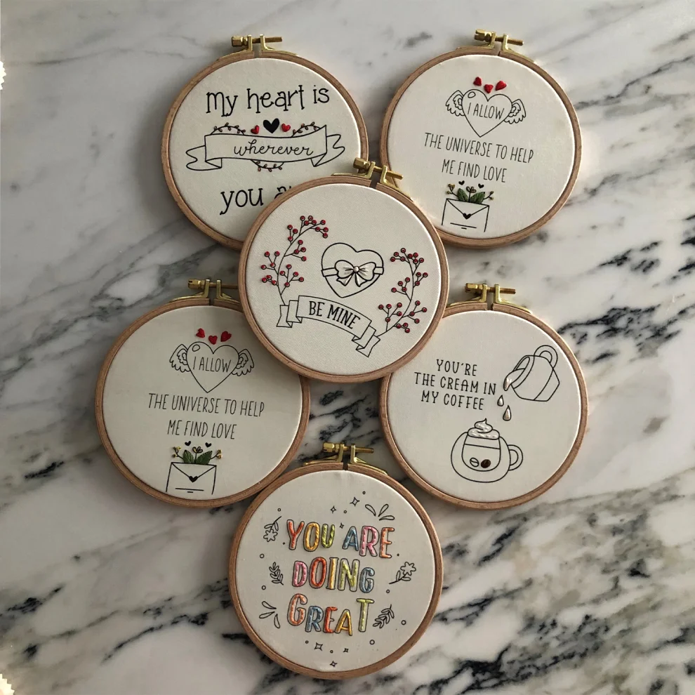 DEAR HOME - You Are Doing Great Embroidery Hoop Art