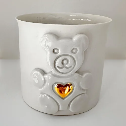 Nil Kayılı Porcelain - Teddy And Gold Bardak