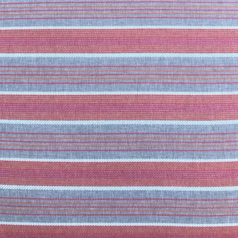 Well Studio Store - Square Puff With Stripes