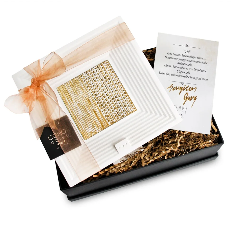 Coho Objet	 - Path Artistic Painting & Special Note Gift Set