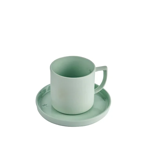 Ayşe Yüksel Porcelainware - Round Handmade Limoges Porcelain Coffee Set