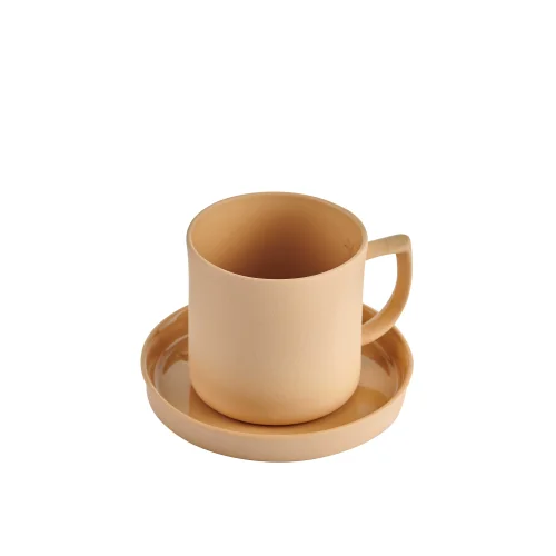 Ayşe Yüksel Porcelainware - Round Handmade Limoges Porcelain Coffee Set