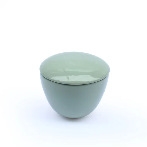 GA Ceramic - Oval Kapaklı Kutu