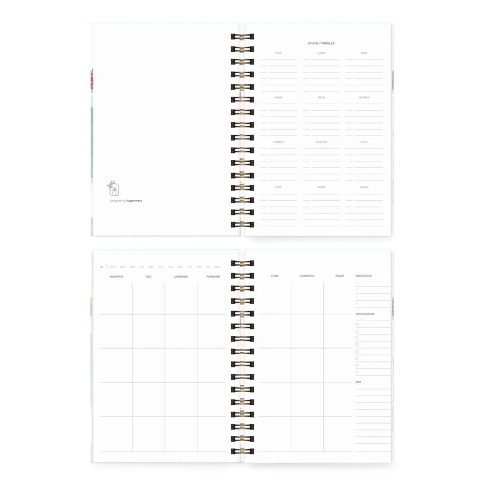 Papermore - Bougainvillea Road Weekly Planner