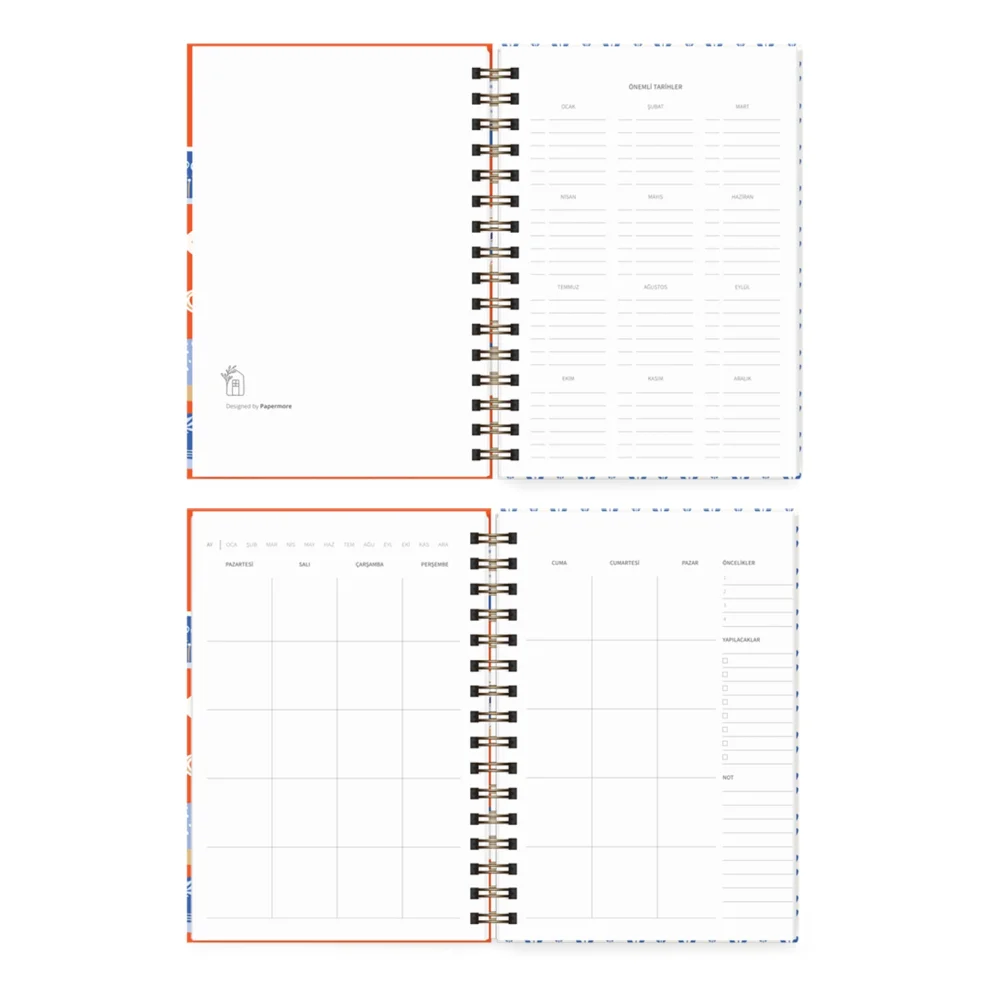 Papermore - Scandinavian Cups Weekly Planner