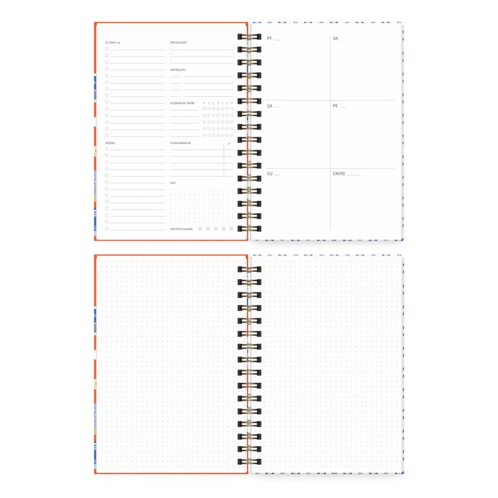 Papermore - Scandinavian Cups Weekly Planner