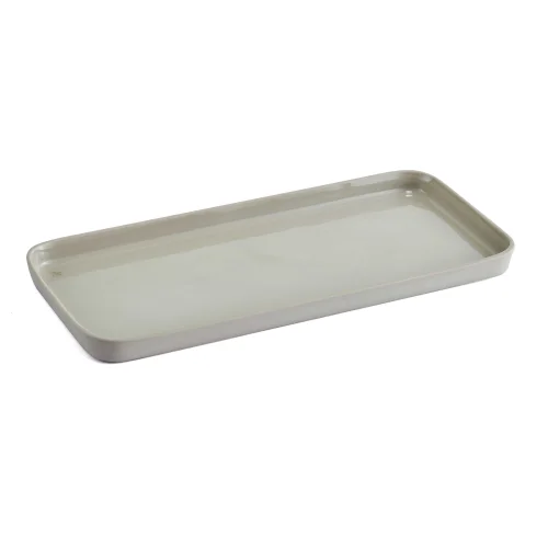 Ayşe Yüksel Porcelainware - Flat Handmade Porcelain Tray