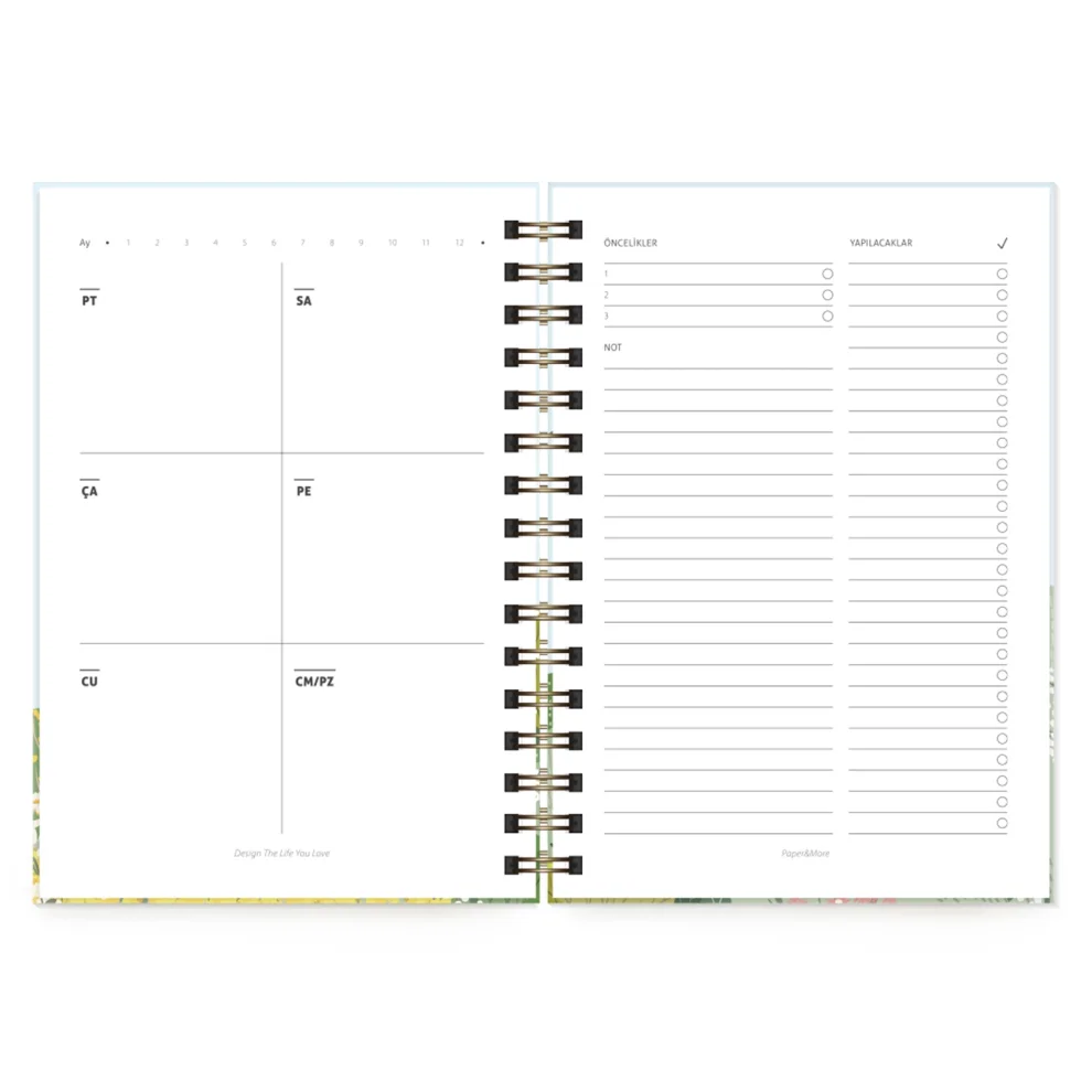 Papermore - Pink Gardens Weekly Planner