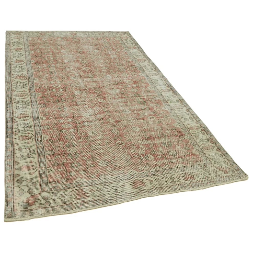 Rug N Carpet - Adrienne El Dokuma Vintage Halı 145x 253cm