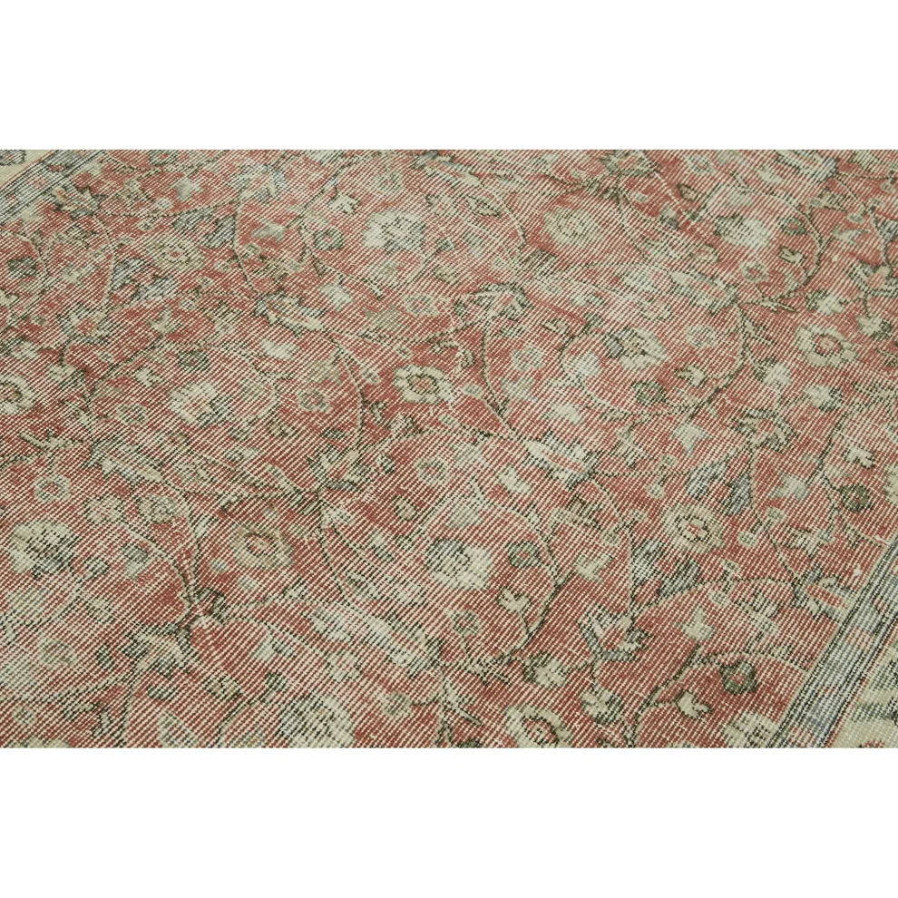 Rug N Carpet - Adrienne El Dokuma Vintage Halı 145x 253cm