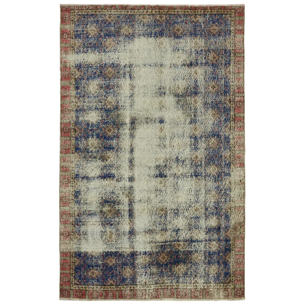 Rug N Carpet - Brittany El Dokuma Vintage Halı 172x 268cm
