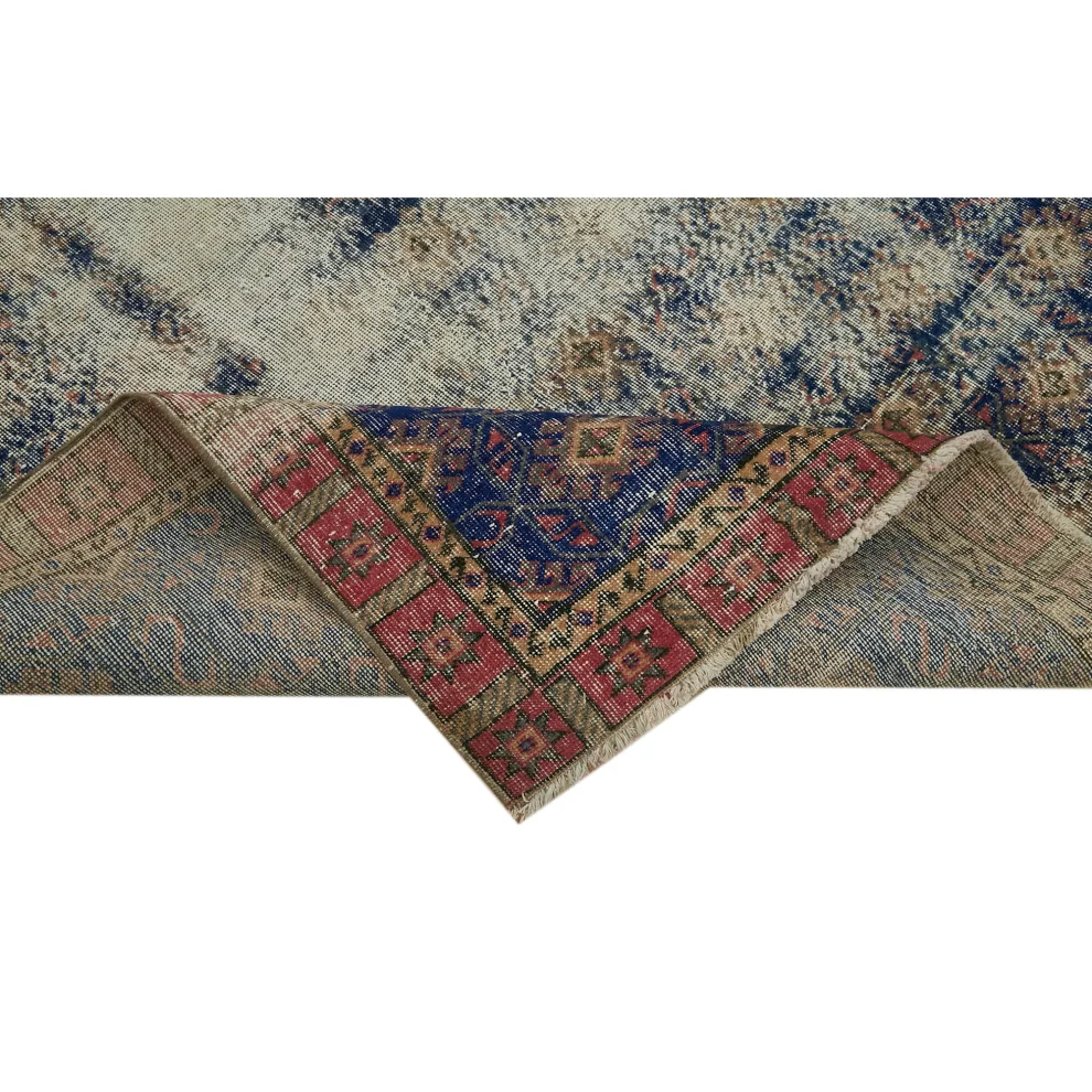 Rug N Carpet - Brittany El Dokuma Vintage Halı 172x 268cm