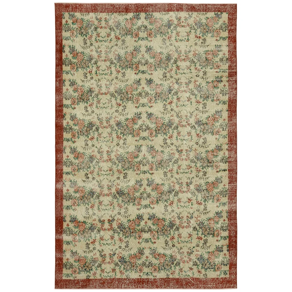 Rug N Carpet - Marion El Dokuma Vintage Halı 196x 308cm