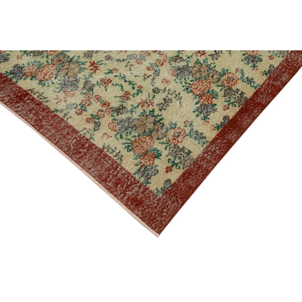 Rug N Carpet - Marion El Dokuma Vintage Halı 196x 308cm