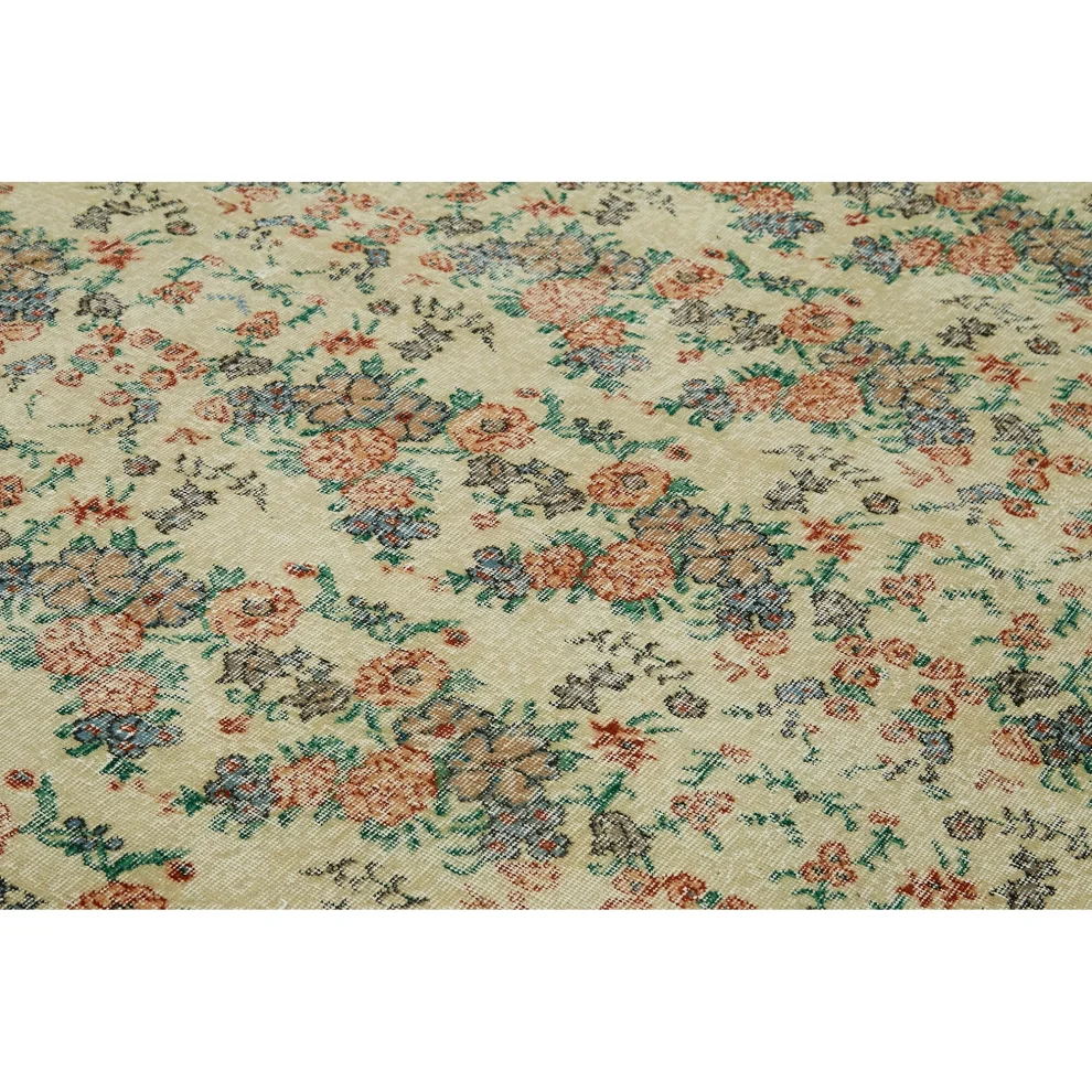 Rug N Carpet - Marion El Dokuma Vintage Halı 196x 308cm