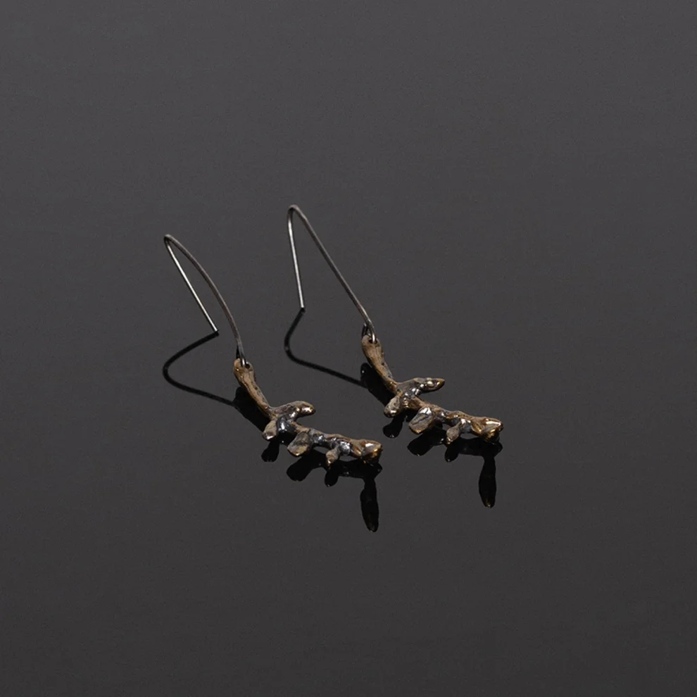 Studio Agna - Branch Earring In Antique