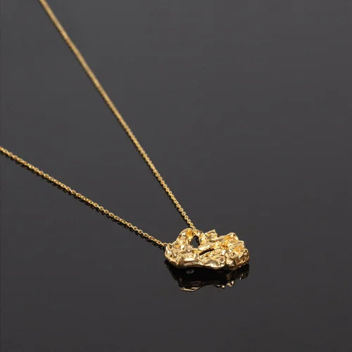 Studio Agna - Hole Necklace In Gold