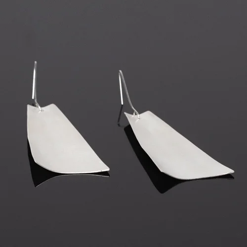 Studio Agna - Mini Plaka Earring In Silver