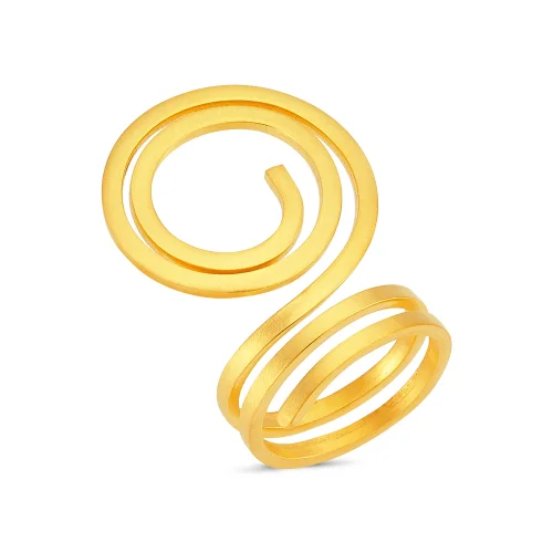 Studio Agna - Spiral Ring In Gold