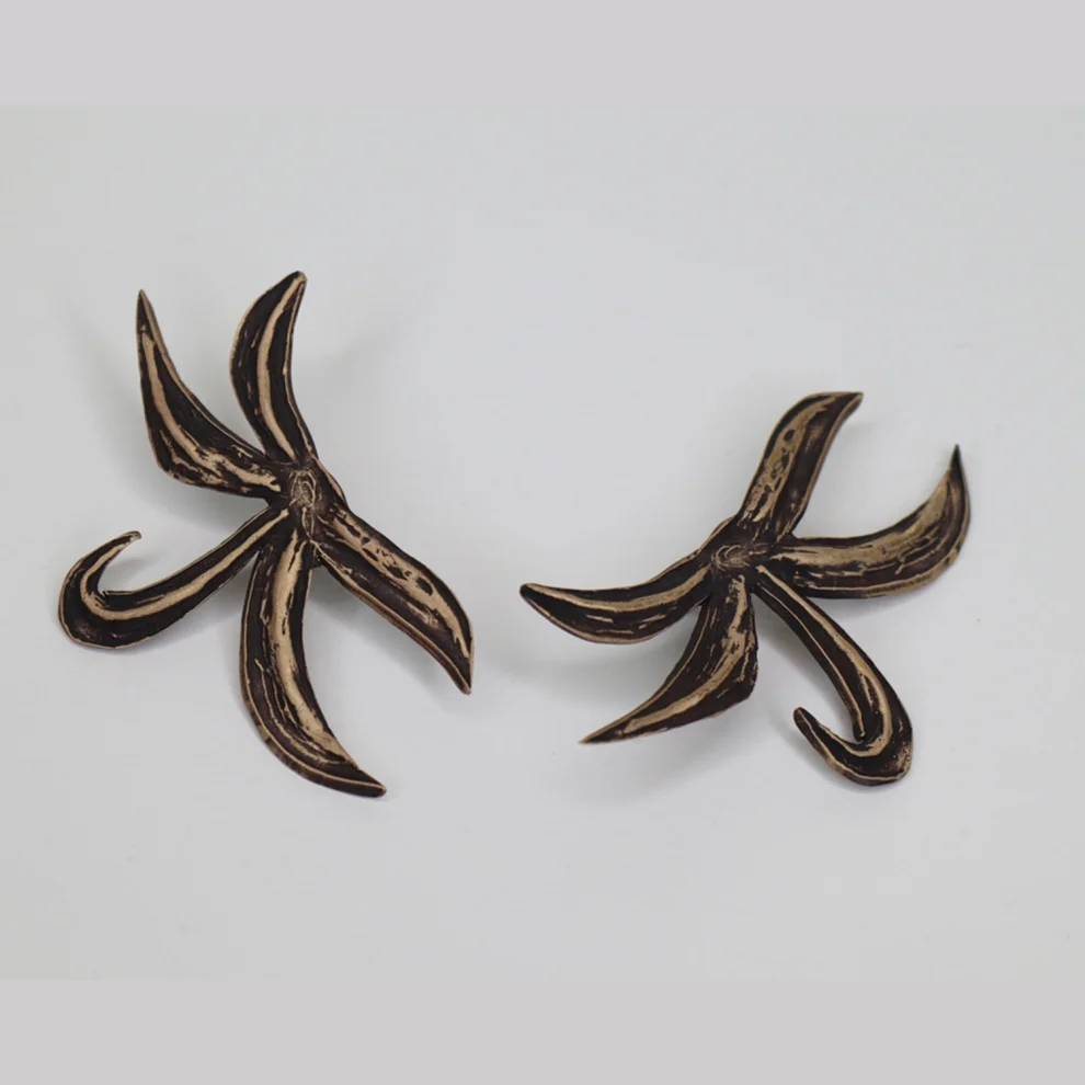 Studio Agna - Starfish Earring In Antique