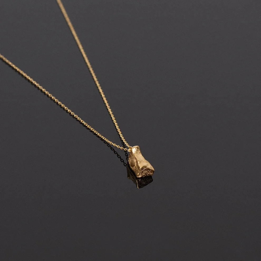 Studio Agna - Stone Necklaces In Gold
