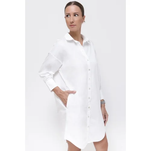 Sfida - White Poplin Dress