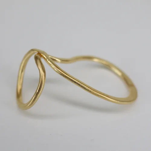 Studio Agna - Amorph Infinity In Gold Ring