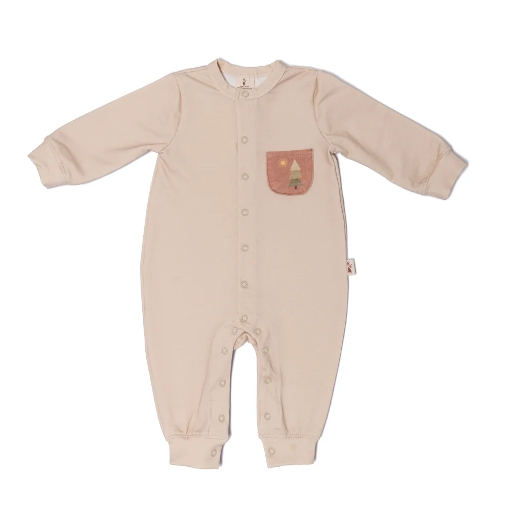 Moose Store Baby & Kids - Organic Cotton Baby Playsuit