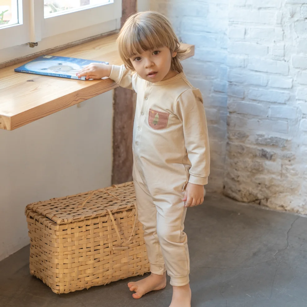 Moose Store Baby & Kids - Organic Cotton Baby Playsuit