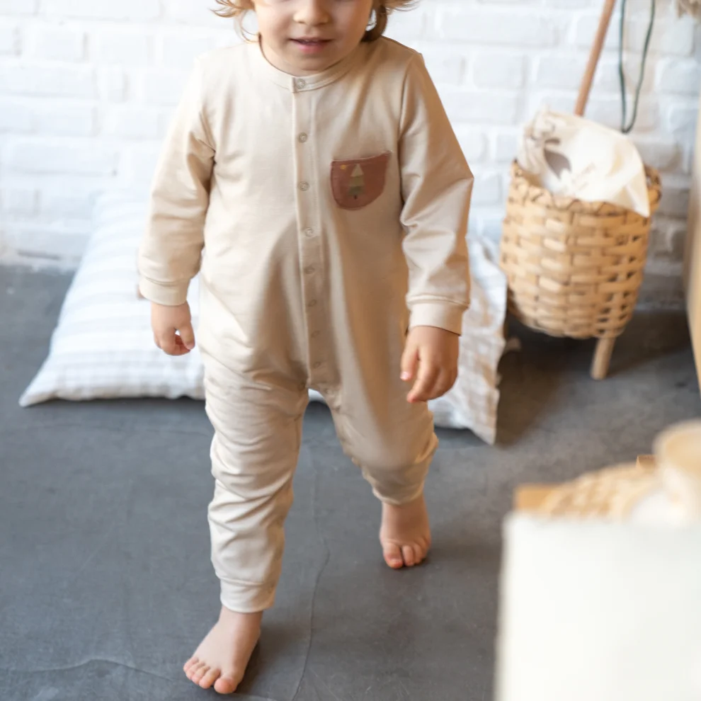 Moose Store Baby & Kids - Organic Cotton Baby Playsuit