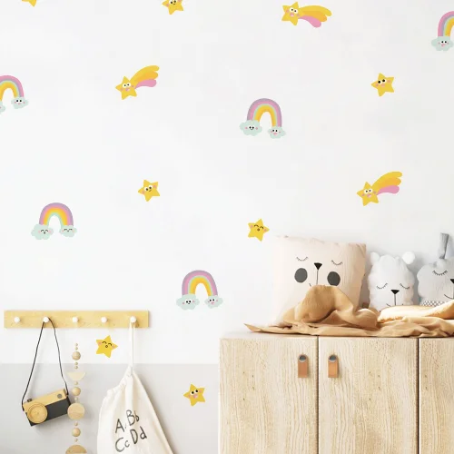 Jüppo - Jolly Sky Mini Wall Sticker Set