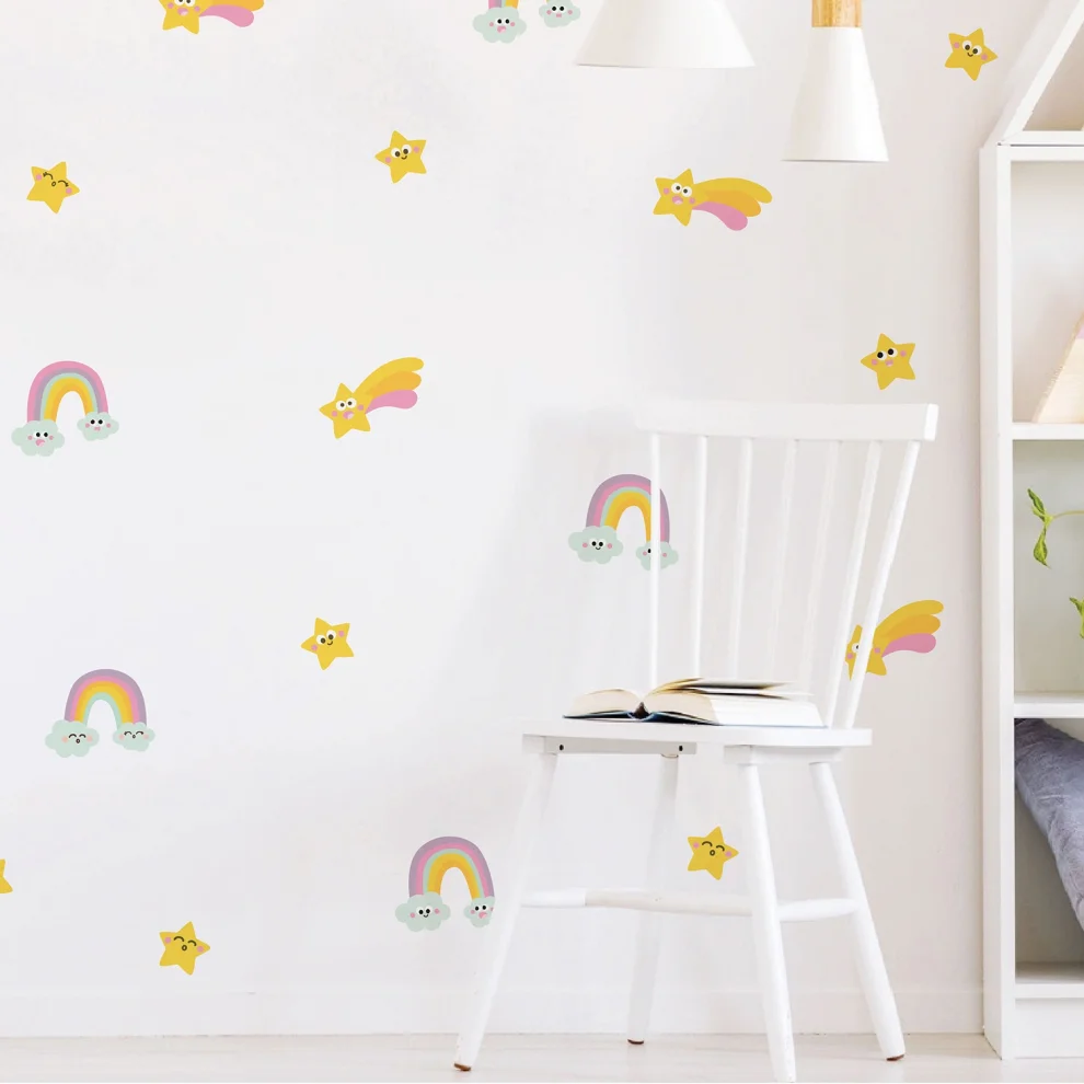 Jüppo - Jolly Sky Mini Wall Sticker Set