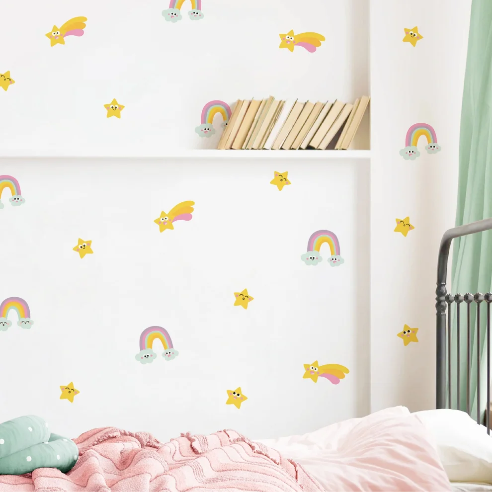 Jüppo - Jolly Sky Mini Wall Sticker Set