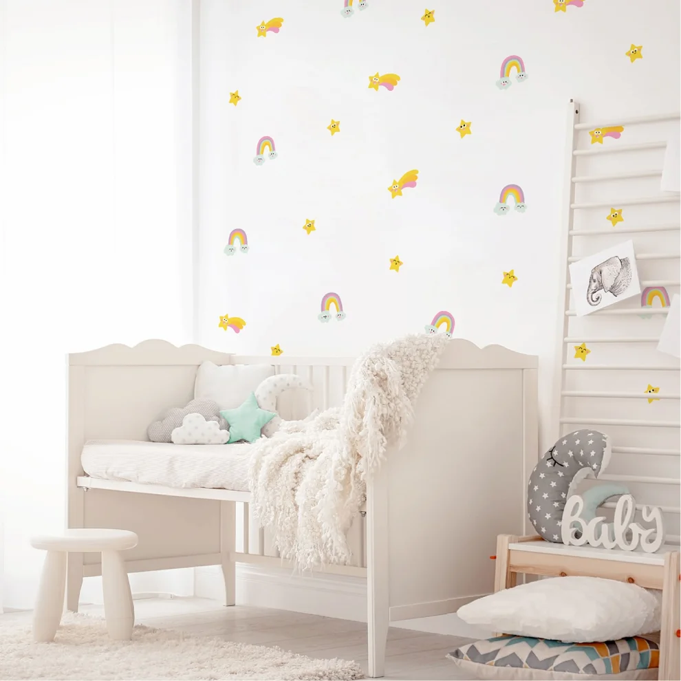 Jüppo - Jolly Sky Mini Wall Sticker Set