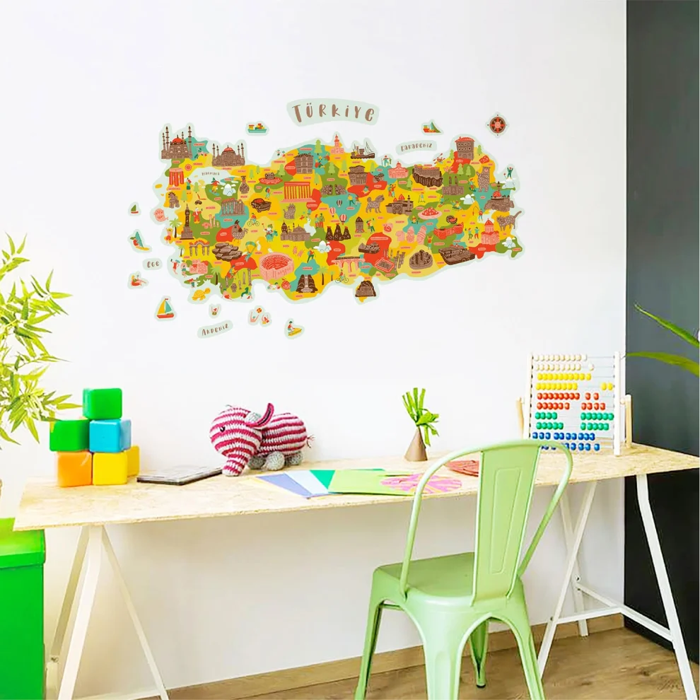 Jüppo - Turkey City Map Wall Sticker