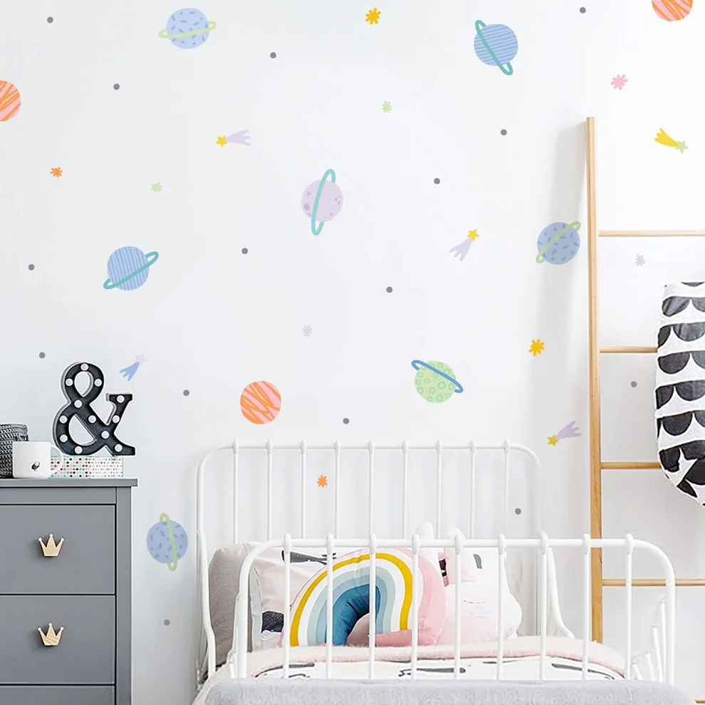 Jüppo - Space Mini Wall Sticker Set