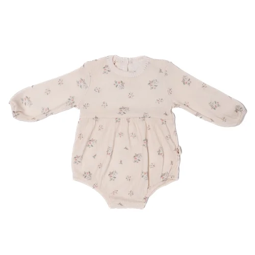 Moose Store Baby & Kids - Floral Cotton Long Sleeve Baby Body, Cotton Baby Romper